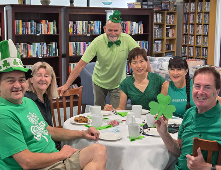Bribie Island celebrating St Patricks Day